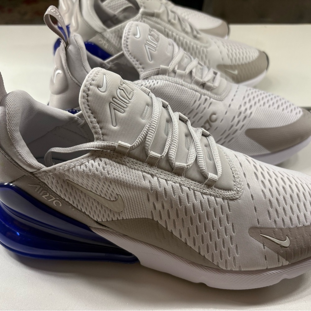 Nike Air Max 270 vast grey racer blue Sneakers - Picture 3 of 8